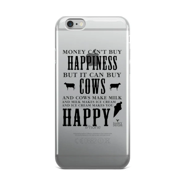 Happiness, Cows, and Ice Cream IPhone Case - Image 3